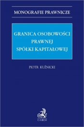 Granica osobowości prawnej spółki kapitałowej