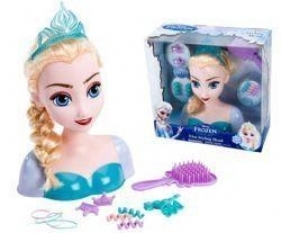 Kraina Lodu Elsa Głowa do stylizacji (60389) - <br />
