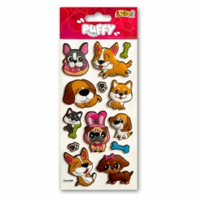 Naklejki puffy Dogs