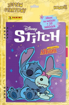 Album kolekcjonera z naklejkami Stitch