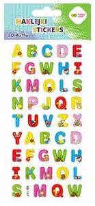 Naklejki 3D Puffy - Animal Letters, 9.5 cm x 22 cm, Happy Color