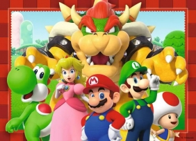 Ravensburger, Puzzle 4x100: Super Mario Bumper Pack (05689)