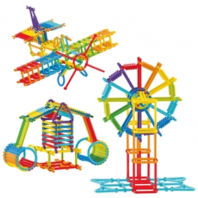 Klocki małych geniuszy. Drabinki - 52 el.