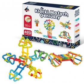 Klocki małych geniuszy. Drabinki - 52 el.