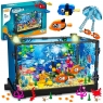 Klocki akwarium z rybami światło 725el