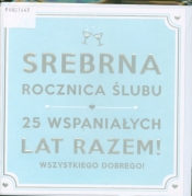Karnet 25 rocznica ślubu HM-200-1377