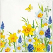 Serwetki Żonkile 33x33cm 20szt