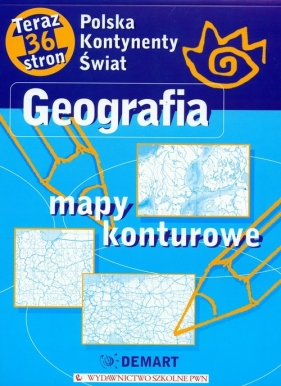 Geografia Mapy konturowe Polska, kontynenty, świat - <br />