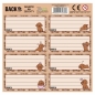 Nalepki na zeszyty BackUp 7 A17 (25szt) DERFORM