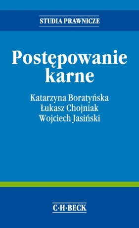 Postępowanie karne - Chojniak Łukasz, Boratyńska Katarzyna T., Jasiński Wojciech