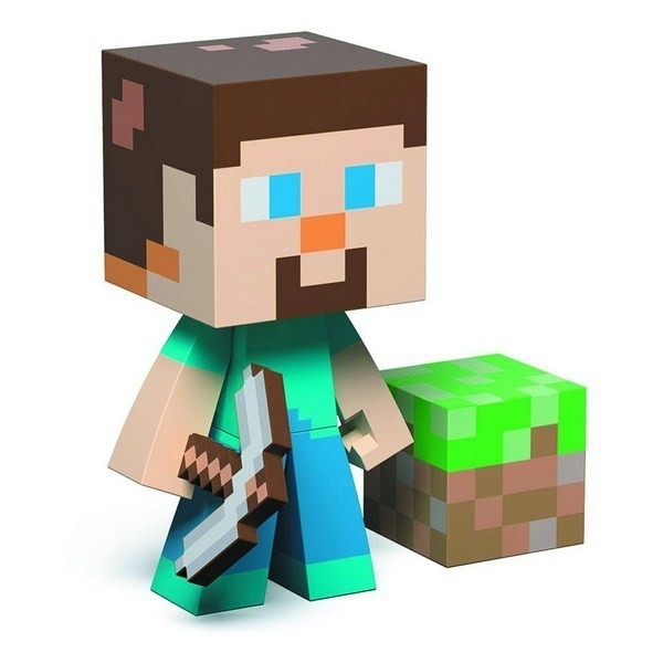 MINECRAFT Figurka Steve z kilofem