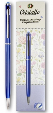 Długopis 0,7mm Cristallo Swarovski granatowy