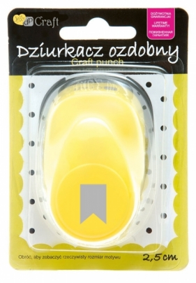 Dziurkacz ozdobny 2,5cm flaga JCDZ-110-313