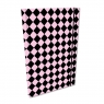 Notes A5 kratka z gumką Soft Touch Krata Pink