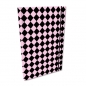 Notes A5 kratka z gumką Soft Touch Krata Pink