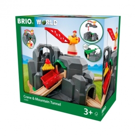 Brio Trains & Vehicles: Dźwig i tunel górski (63388900)