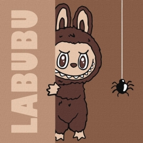 Malowanie po numerach - Labubu: Zabawa w chowanego