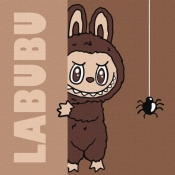 Malowanie po numerach - Labubu: Zabawa w chowanego