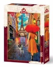Artpuzzle, Puzzle 500: Romantyczny spacer ulicą Paryża (5089)