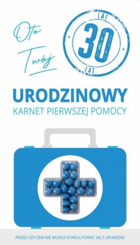 Karnet urodziny 30 - .