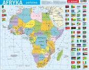 Puzzle ramkowe 72: Afryka - mapa polityczna (OUTLET - USZKODZENIE)