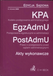 Kodeks postępowania administracyjnego postępowanie egzekucyjne w administracjii prawo o postępowaniu przed sądami administracyjnymi