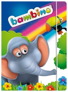 Teczka z gumką A4 Bambino Standrard mix 10 sztuk