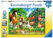 Ravensburger, Puzzle XXL 100: Zwierzęta wiejskie (10689)