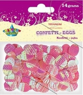 Konfetti - jajka różowe 14G - 242743