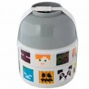Minecraft-Postacie - Okrągłe pudełka Bento na lunch