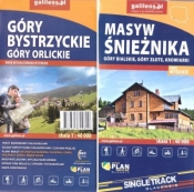 Mapa tur. - Ziemia Kłodzka na dwóch mapach - Opracowanie zbiorowe