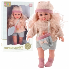 Lalka Sweet Angel w sweterku z torebeczką 36cm