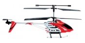 Helikopter na pilota 3 kanałowy z żyroskopem 57 cm czerwony - <br />