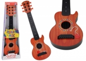 Gitara drewniana pomarańczowa