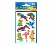 Naklejki dla dzieci Z Design - Ptaki, brokatowe (57290)