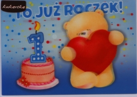 Karnet Roczek niebieski 3DV-066