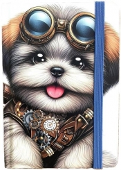 Notatnik ozdobny A6/64K kratka TW Pies lotnik
