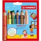 Kredki Stabilo Woody 3w1, 6 kolorów + temperówka (8806-2)
