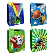 Torebka prezentowa dziecięca M brokat mix