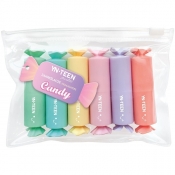 Zakreślacze YN Teen Candy, 6 kolorów - pastel