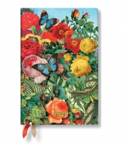 Kalendarz książkowy mini 2021 12M Butterfly Garden