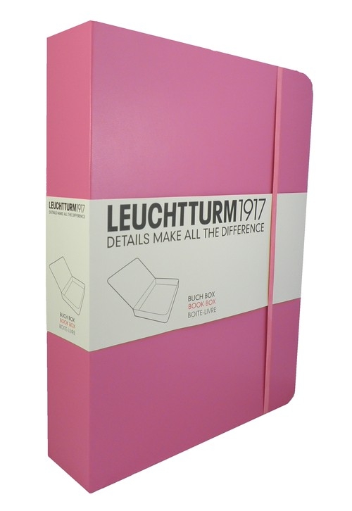 Pudełko-ksiażka na dokumenty Leuchtturm1917 różowe