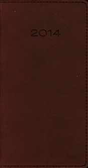 Kalendarz 2014 A6 11T Bordo kieszonkowy - <br />