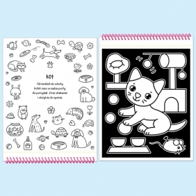 Dotykaj i koloruj! W domu. Welurkowe kolorowanki - Opracowanie zbiorowe