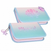 Piórnik 1zamek 2klapki z wyposażeniem Shell