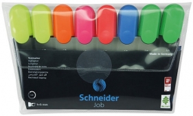 Zakreślacze Schneider Job, 1-5 mm, 8 kolorów (115088)