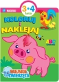 Koloruj i naklejaj. Wiejskie zwierzęta - Opracowanie zbiorowe, Opracowanie zbiorowe