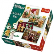 Puzzle 4w1 Nowi przyjaciele