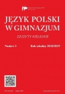 Język Polski w Gimnazjum nr 3 2018/2019 praca zbiorowa