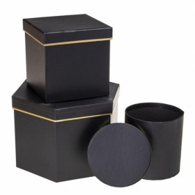 Pudełko Flower Box 3szt mix ROZETTE